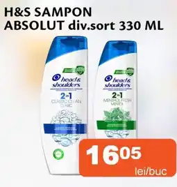 Unicarm head & shoulders sampon absolut div.sort Ofertă