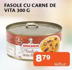 Unicarm unicarm fasole cu carne de vita Ofertă