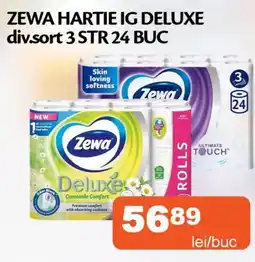 Unicarm Zewa Hartie Ig Deluxe Ofertă