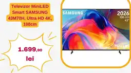 Altex Samsung televizor MiniLED Smart 43M70H, Ultra HD 4K Ofertă