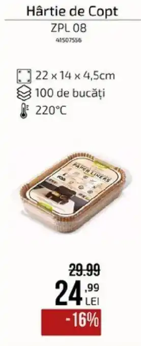 Hârtie de Copt ZPL 08