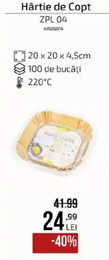 Carrefour Hârtie de Copt Ofertă