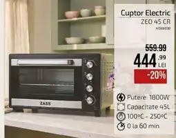 Carrefour Zass cuptor electric zeo 45 cr Ofertă