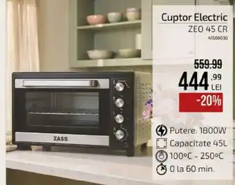 Zass cuptor electric zeo 45 cr