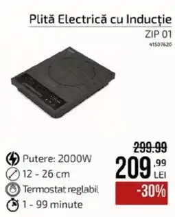 Carrefour Zip plită electrică cu inducție Ofertă