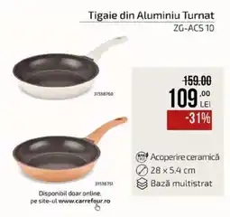 Carrefour Carrefour tigaie din aluminiu turnat Ofertă