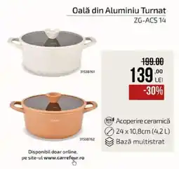 Carrefour Zass oală din aluminiu turnat Ofertă
