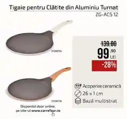 Carrefour Carrefour tigaie pentru clătite din aluminiu turnat Ofertă