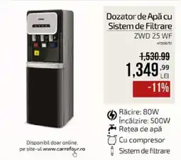 Carrefour Eass dozator de apă cu sistem de filtrare Ofertă