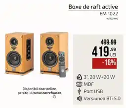 Carrefour Boxe de raft active EM 1022 Ofertă