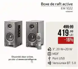 Carrefour Boxe de raft active EM 1022 Ofertă