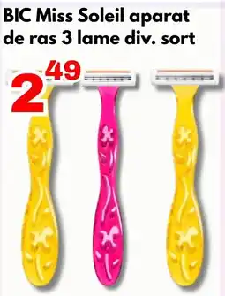 Global Bic miss soleil aparat de ras 3 lame Ofertă