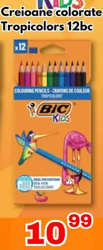 Global Bic kids creioane colorate tropicolors 12bc Ofertă