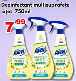Global Asevi dezinfecțant multisuprafețe cu otet Ofertă