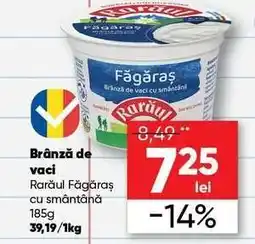 PROFI Brânză de vaci Rarăul Făgăraș cu smântână Ofertă