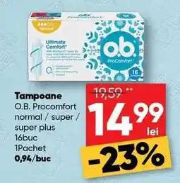 PROFI Tampoane O.B. Procomfort Ofertă