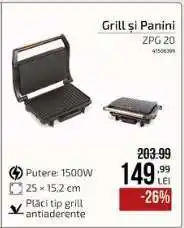 Carrefour Grill și Panini ZPG 20 Ofertă