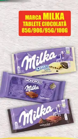 Mega Image Milka tablete ciocolată Ofertă