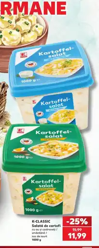 Kaufland K-classic salata de cartofi Ofertă