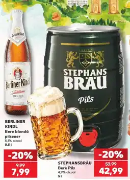 Kaufland Stephansbräu Bere Pils Ofertă