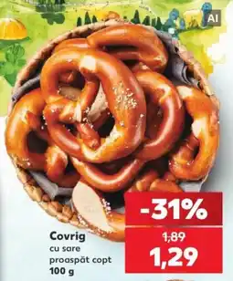 Kaufland Covrig cu sare proaspăt copt Ofertă