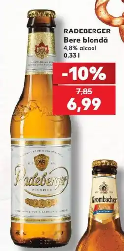 Kaufland Radeberger bere blondă Ofertă
