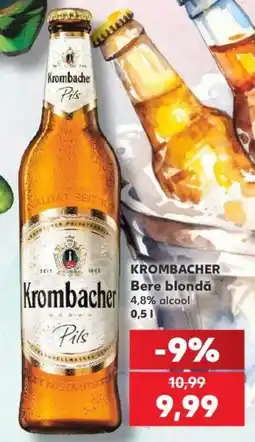 Kaufland Krombacher Bere blondă Ofertă