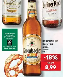 Kaufland Krombacher Bere fără alcool Ofertă