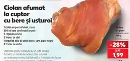 Kaufland Ciolan afumat la cuptor cu bere și usturoi Ofertă