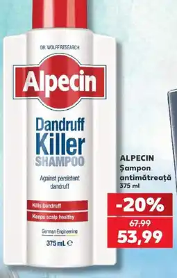 Kaufland Alpecin şampon antimătrează Ofertă