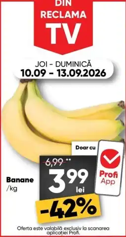 PROFI Banane Ofertă
