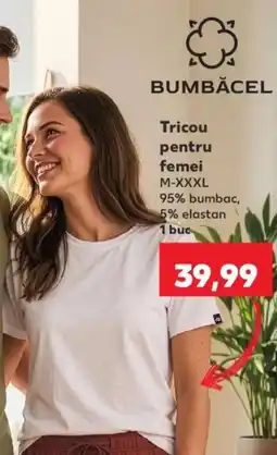Kaufland Bumbacel tricou pentru femei Ofertă
