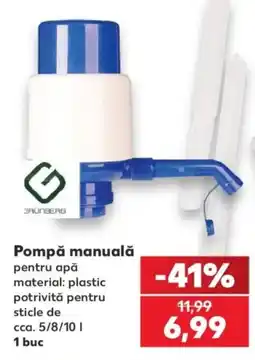 Kaufland Grünerb Pompă manuală pentru apă Ofertă