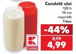 Kaufland Classic candelă ulei Ofertă