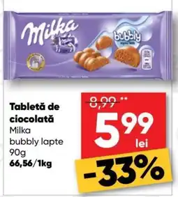 PROFI Milka bubbly lapte Ofertă