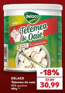 Kaufland Delaco Telemea de oaie Ofertă