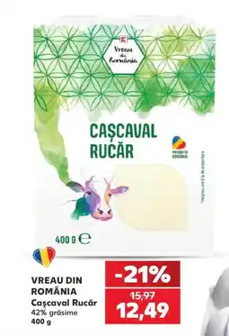 Kaufland Vreau din România Cașcaval Rucăr Ofertă
