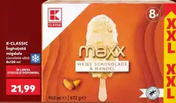 Kaufland K-classic înghețată migdale ciocolată albă Ofertă