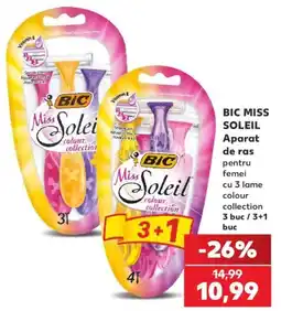 Kaufland Bic miss soleil aparat de ras pentru femei Ofertă
