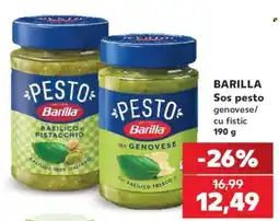 Kaufland Barilla sos pesto genovese Ofertă