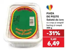 Kaufland Piața de pește salată de icre cu crap și ceapă Ofertă