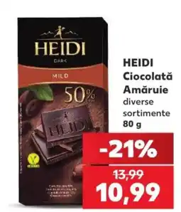 Kaufland Heidi ciocolată amărui Ofertă