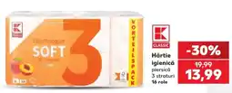 Kaufland K classic hârtie igienică Ofertă