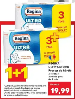Kaufland Regina ultr'absorb prosop de hârtie Ofertă