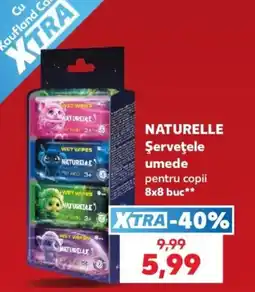 Kaufland Naturelle șervețele umede pentru copii Ofertă