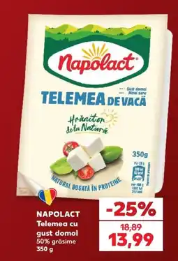 Kaufland Napolact telemea de vacă Ofertă