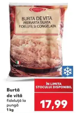 Kaufland Sabbadin burtă de vită prefăcută taiată fideluță și congelată Ofertă