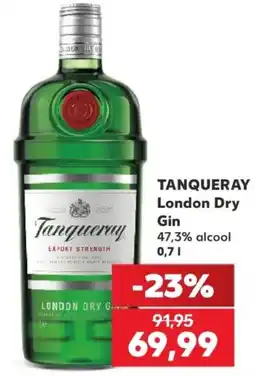 Kaufland Tanqueray london dry gin Ofertă