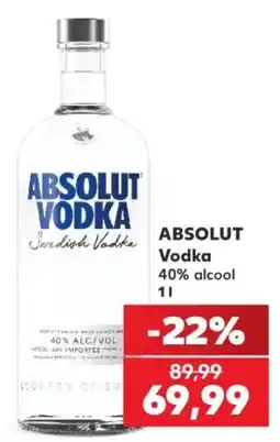Kaufland Absolut Vodka Ofertă