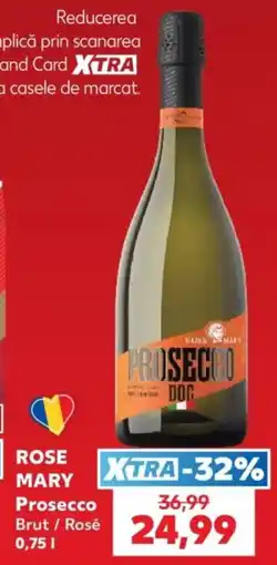Kaufland Rose Mary Prosecco Brut / Rosé Ofertă